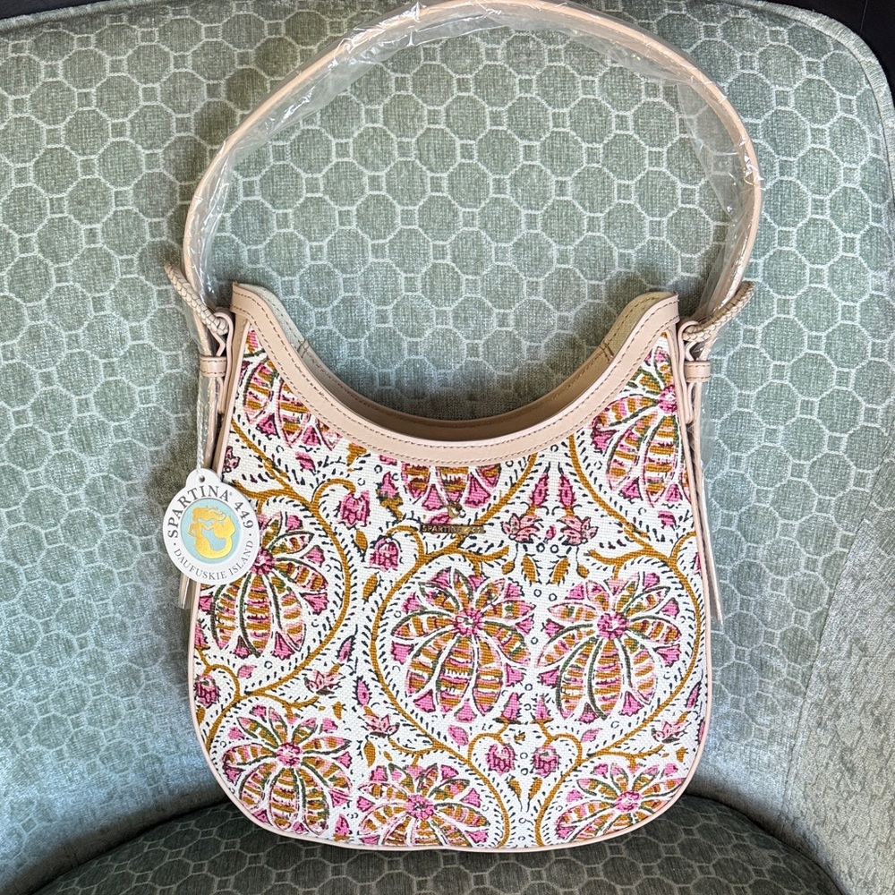 Spartina 449 Bella Hobo Pepper Hall Bag NWT